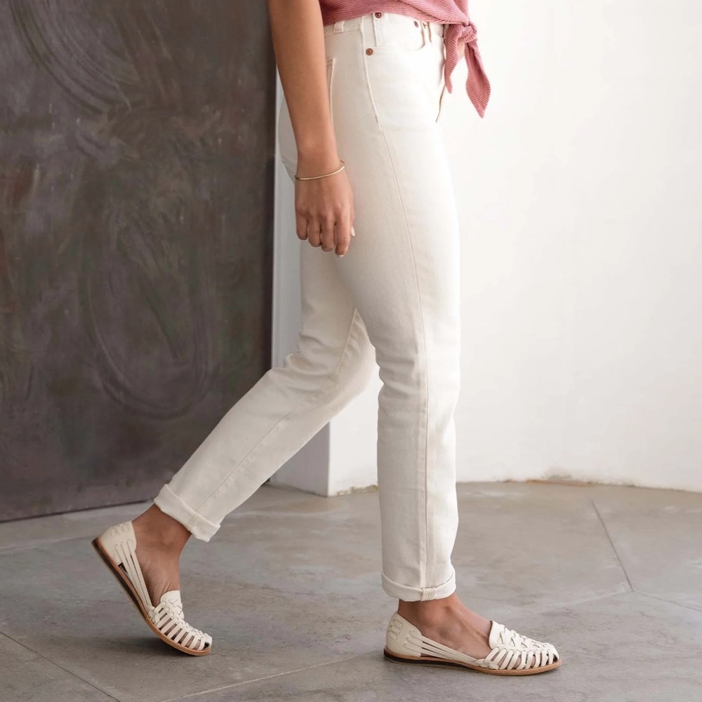 NEW Nisolo huarache sandal women Bone  s sz7  price firm!